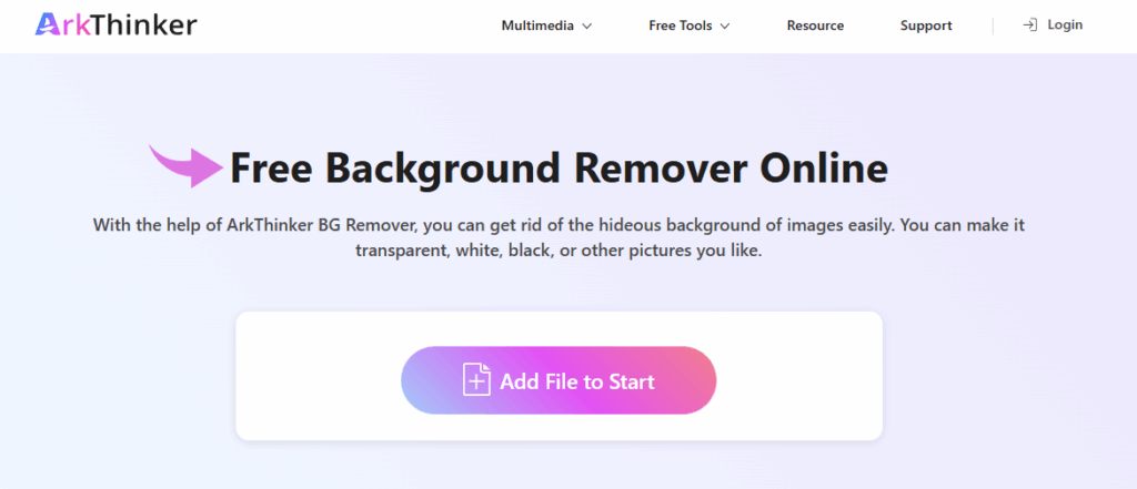 ArkThinker Background Remover