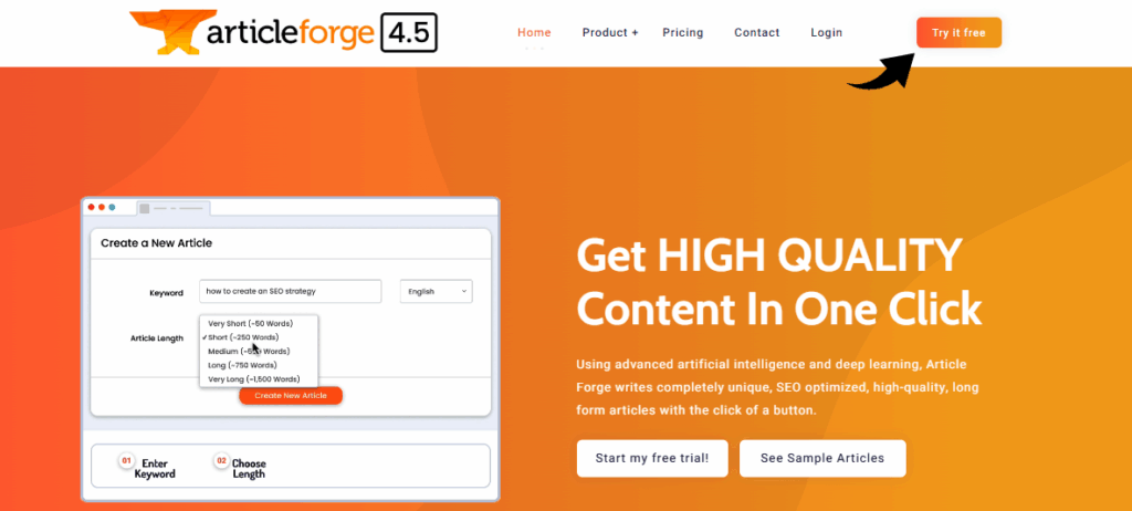 Article Forge Review: Is It An Essential AI Writer in 2025? 3 Article Forge Introduction