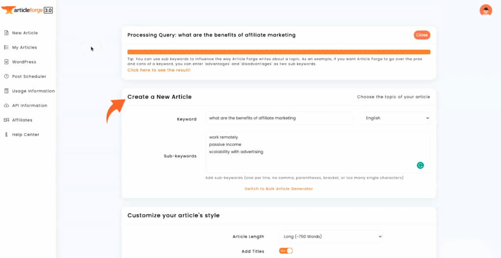 Article Forge Review: Is It An Essential AI Writer in 2025? 12 Article Forge Personal Experience