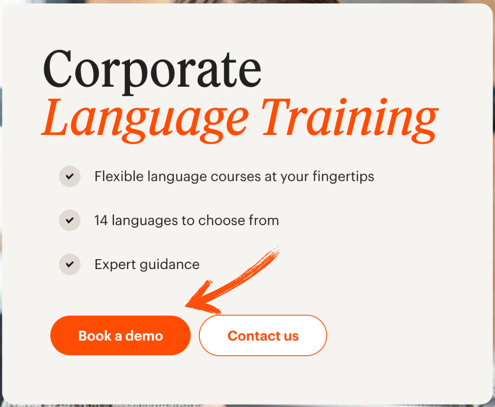 Babbel corporate language training