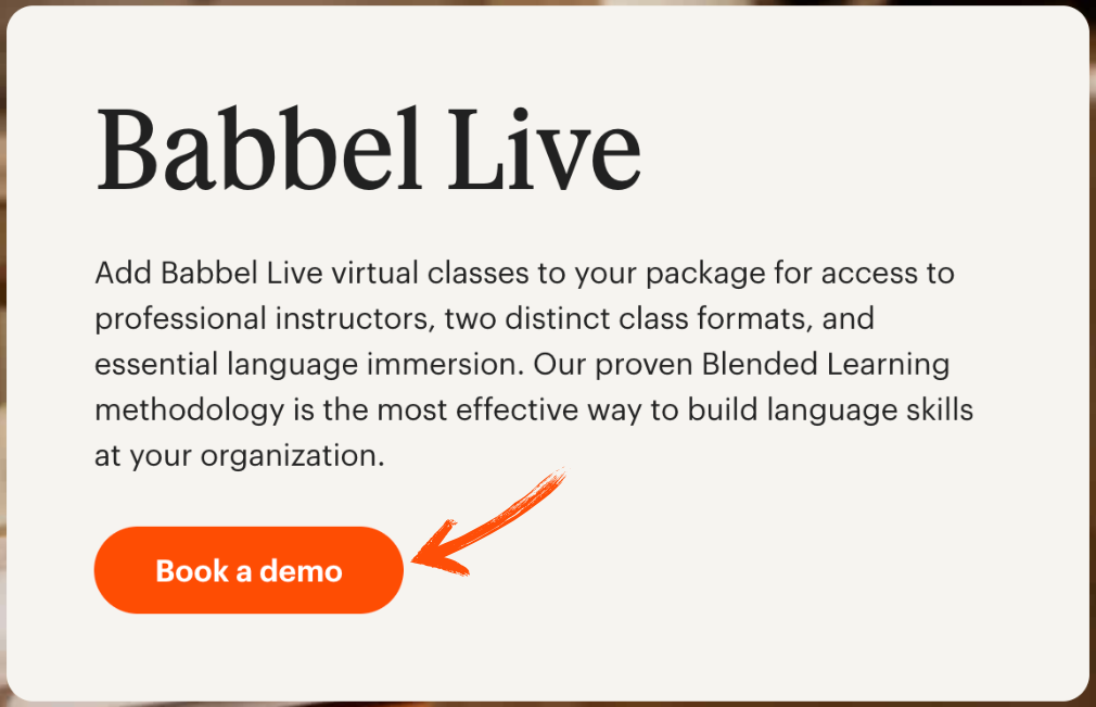 Babbel live
