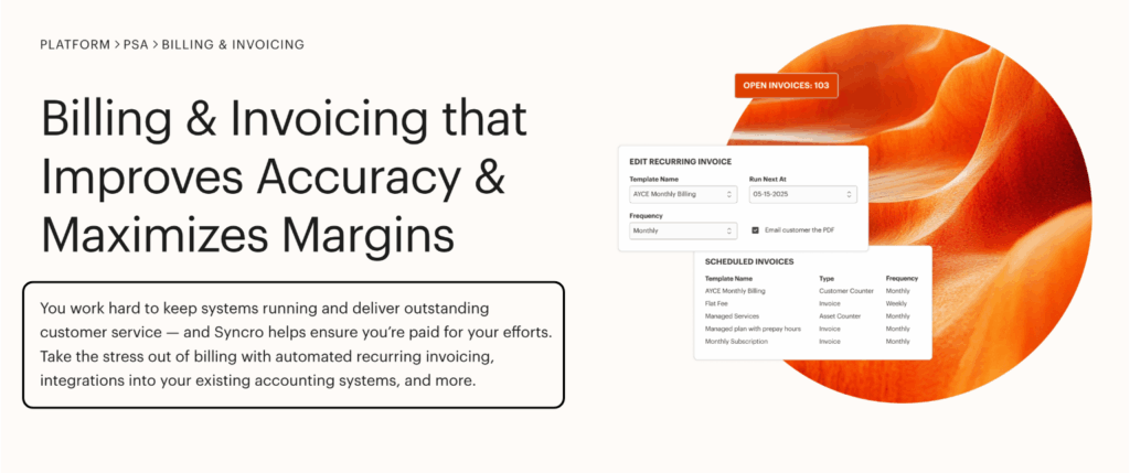 syncromsp Billing & Invoicing