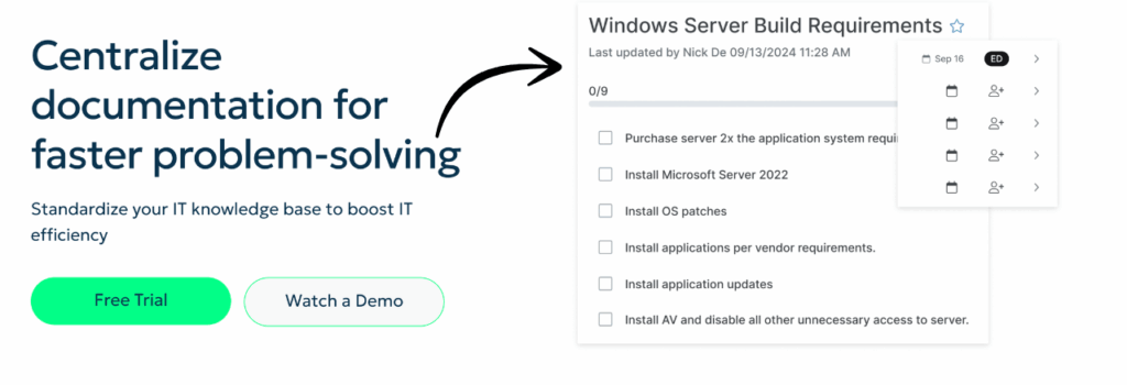 ninjaone Centralize documentation
