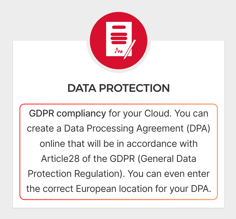 hetzner DATA PROTECTION