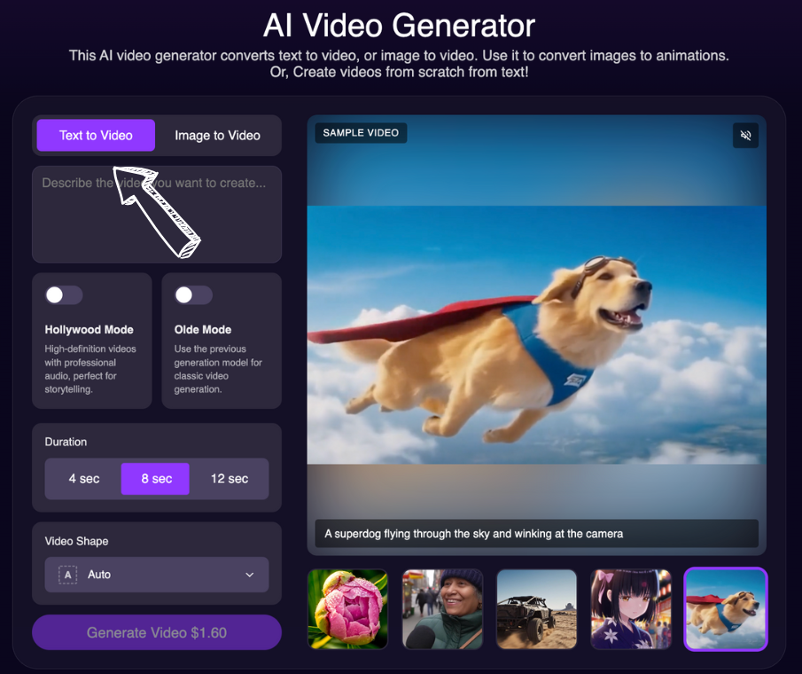 DeepAI Review: All-In-One Creative AI Platform in 2025 5 DeepAI AI Video genertor
