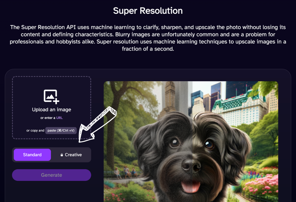 DeepAI Review: All-In-One Creative AI Platform in 2025 9 DeepAI super resolution