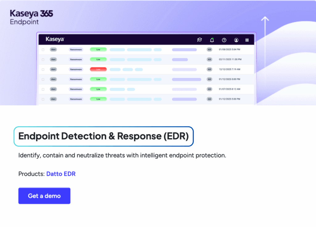 Kaseya Endpoint Detection & Response (EDR)
