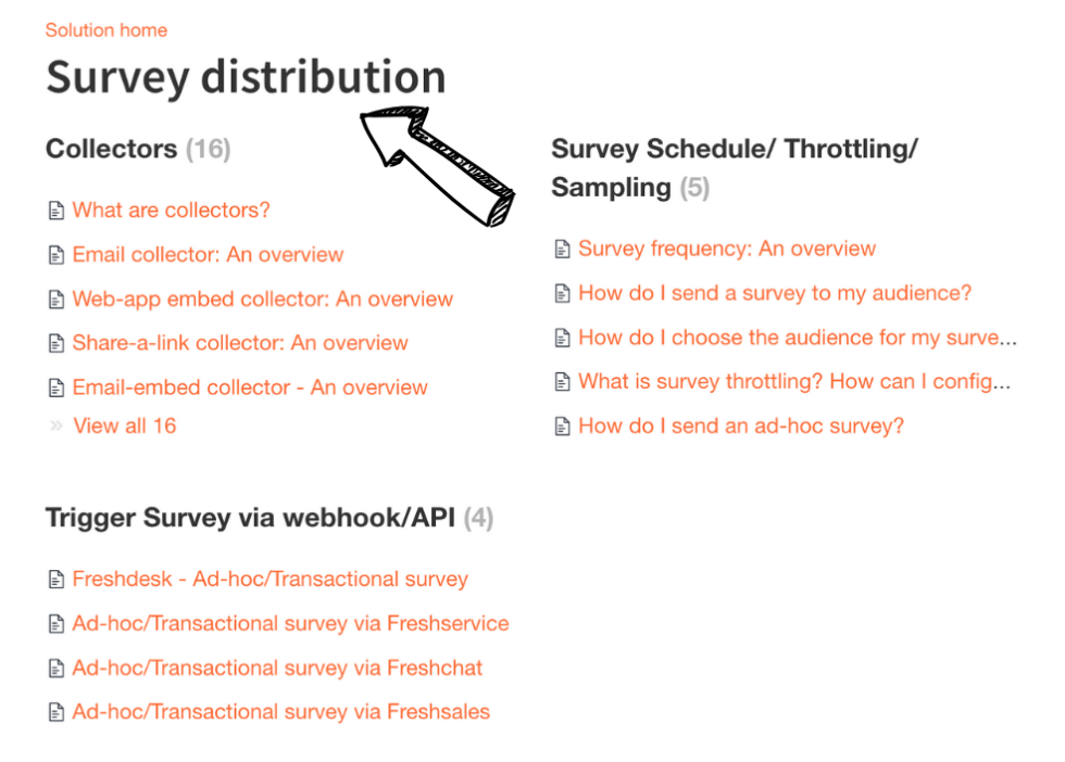 Freshservice Survey Distribution Image