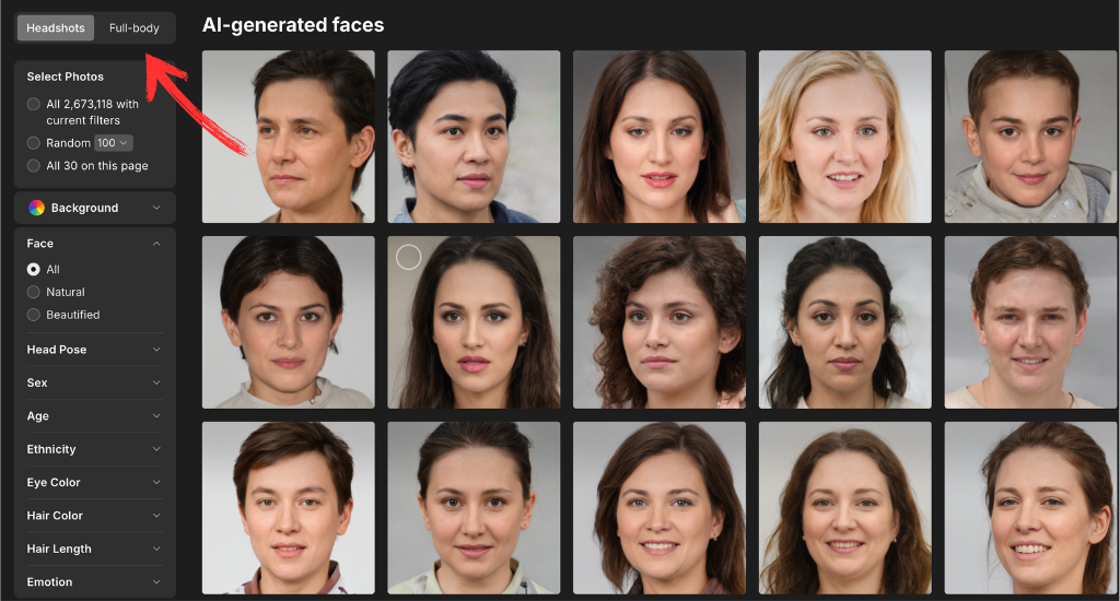 Generated Photos Review: Worry-Free Model Photos in 2025 8 Generated Photos AI generated faces