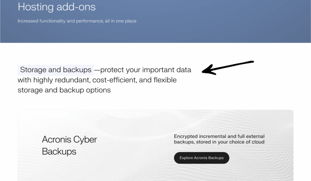 liquid web Hosting add-ons