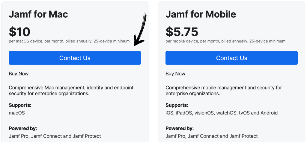 Jamf Pro pricing