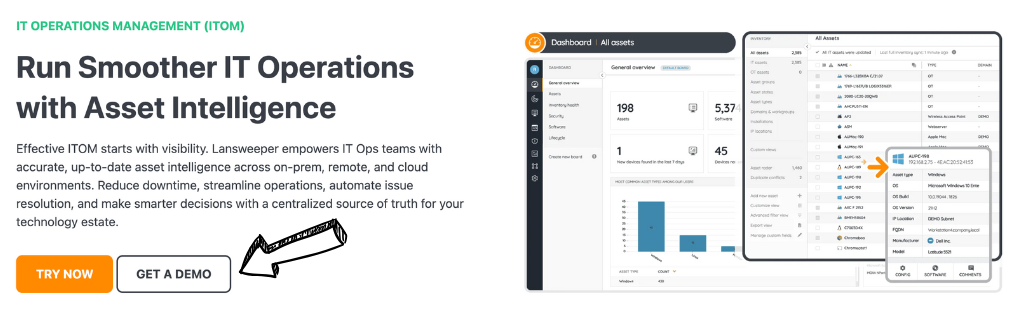 Lansweeper oparations management