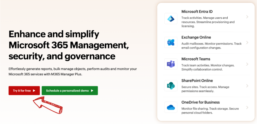 ManageEngine 365 Management Image