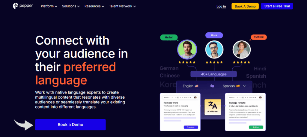 Peppertype MultiLingual Support