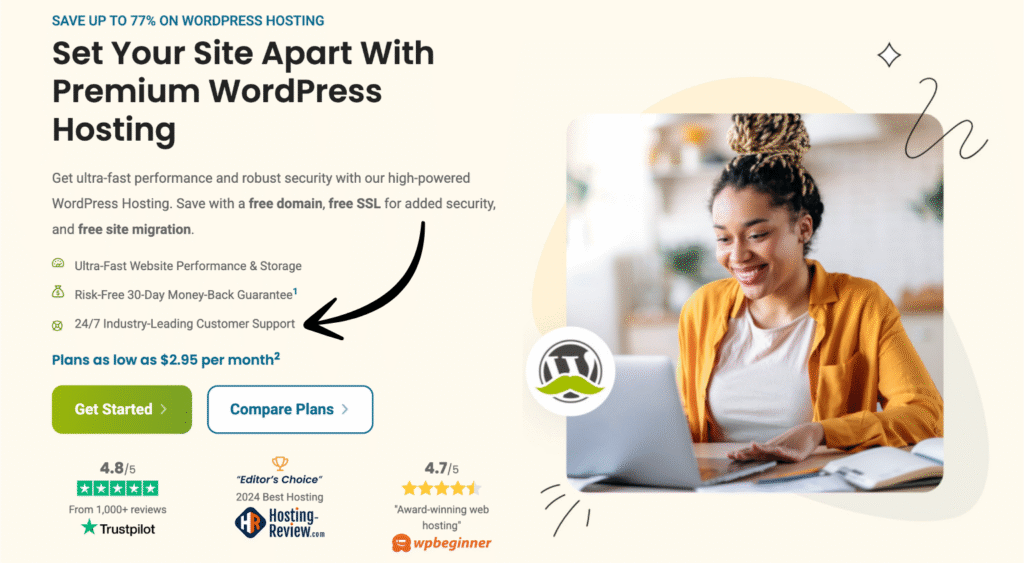 hostpapa Premium WordPress Hosting