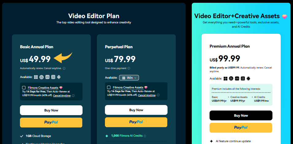 7 Best Descript Alternatives: AI Video Editors in 2025? 10 Pricing image Filmora