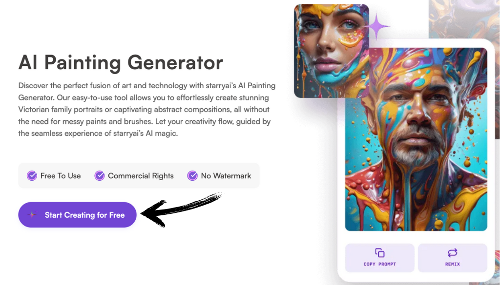 StarryAI Review: Best AI Art Generator in 2025 5 StarryAI painting generator