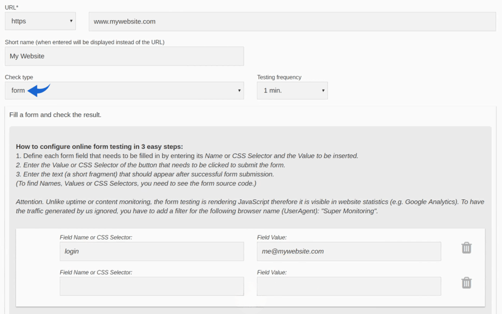 SuperMonitoring Review: Best Website Test Results in 2025? 12 SuperMonitoring Online Form Monitoring