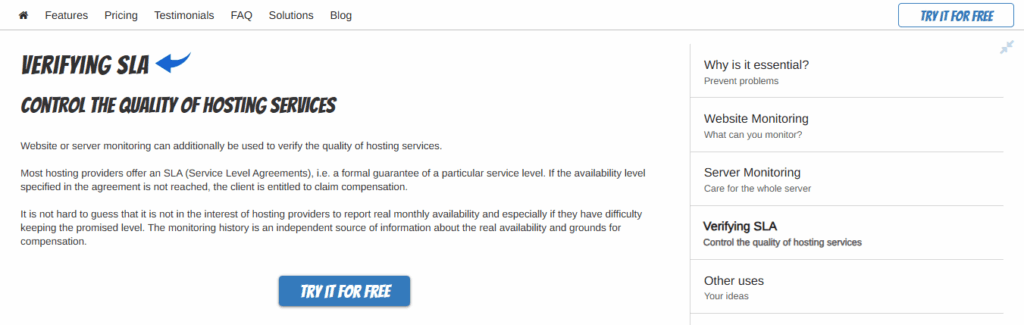 SuperMonitoring Review: Best Website Test Results in 2025? 13 SuperMonitoring SLA Verification