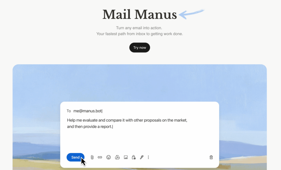 Manus AI Mail Manus