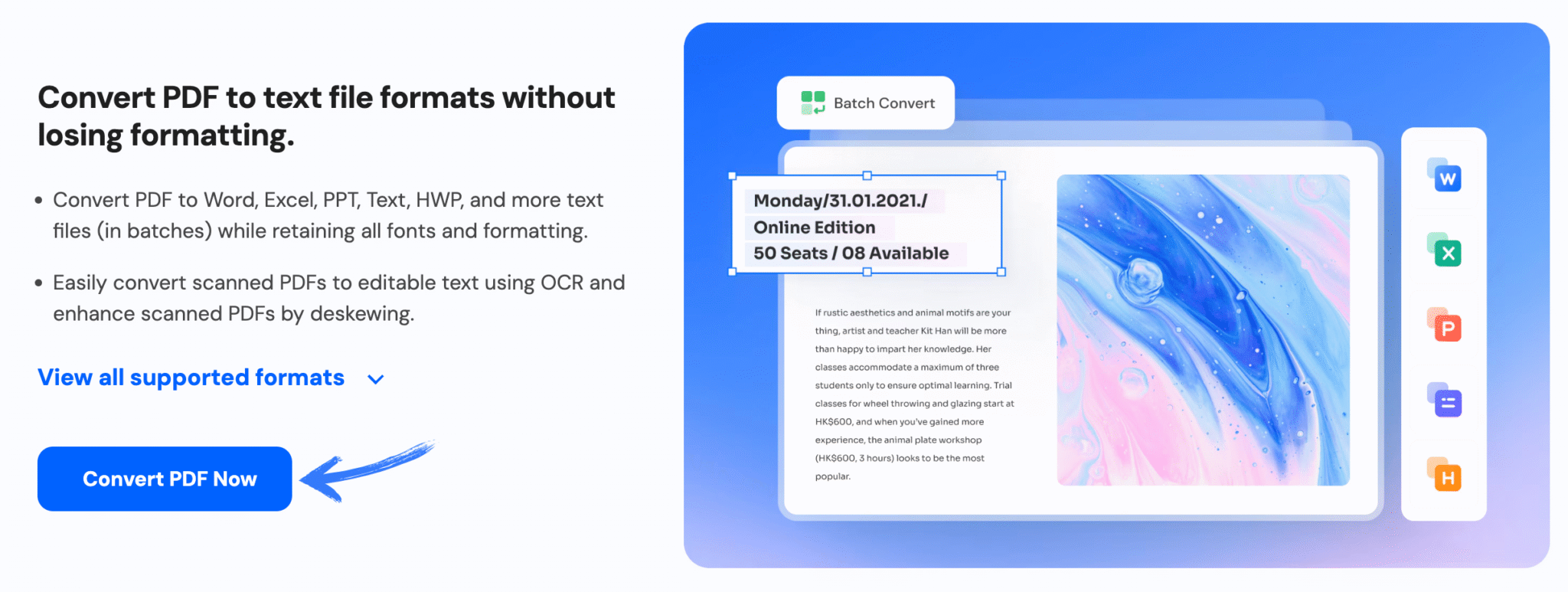 PDFelement Convert PDF