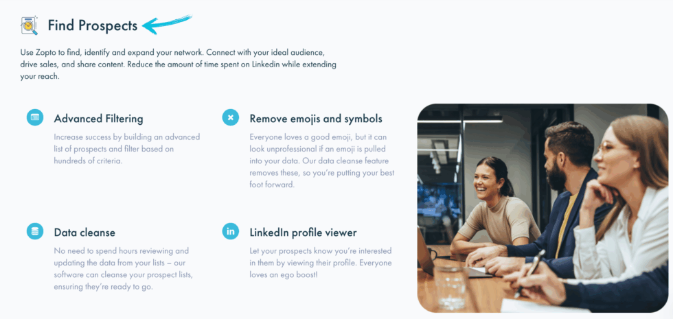 Zopto Find Prospects