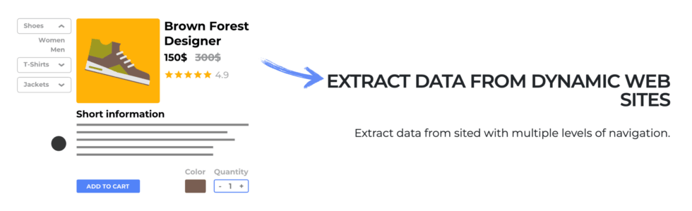webscraper IO Extract Data