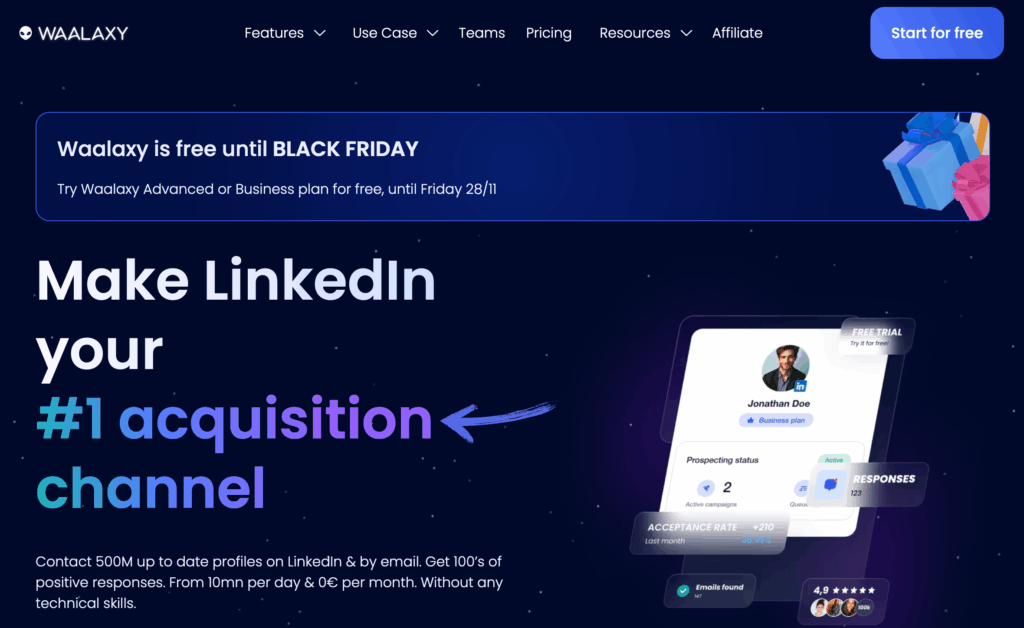 Waalaxy Review: Best LinkedIn Lead Generation Tool in 2025 3 Waalaxy