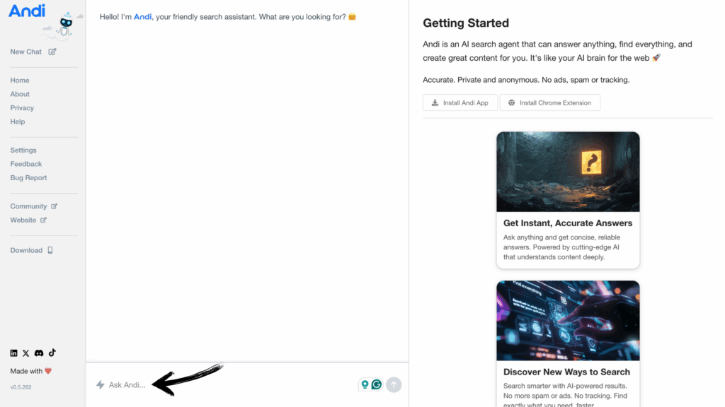 Andi Search Review: Best AI Search Engine in 2025? 3 Andi Search
