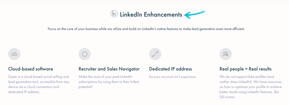 Zopto LinkedIn Enhancements