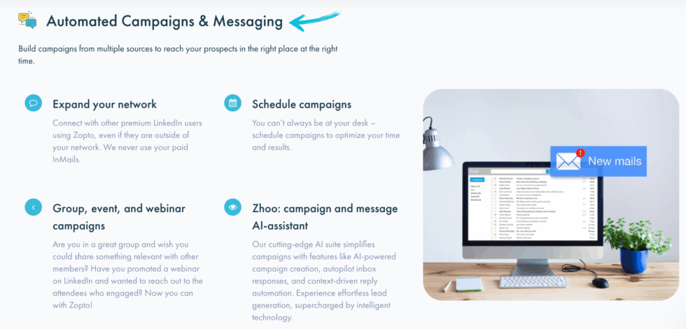 Zopto Automated Campaigns and Messaging