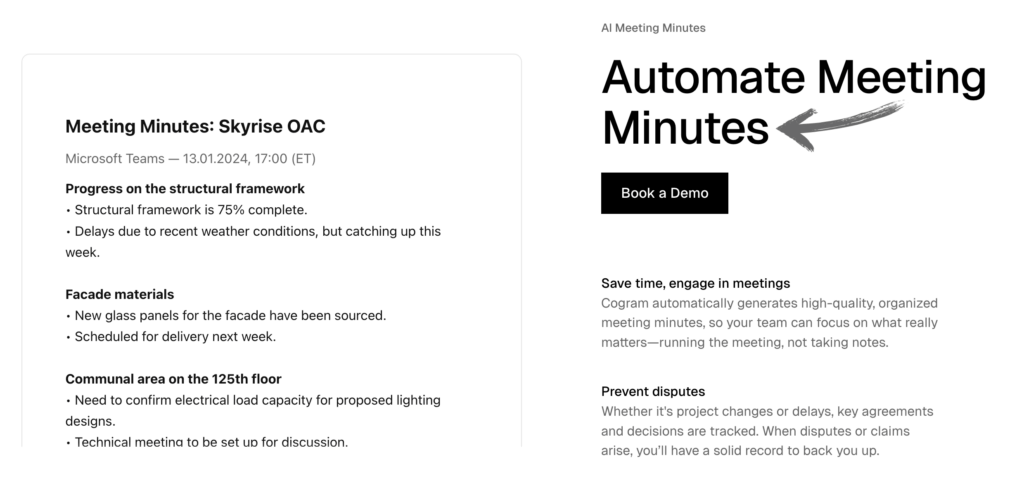 Cogram Review: Best AI Platform for AEC Industry in 2025? 8 Cogram