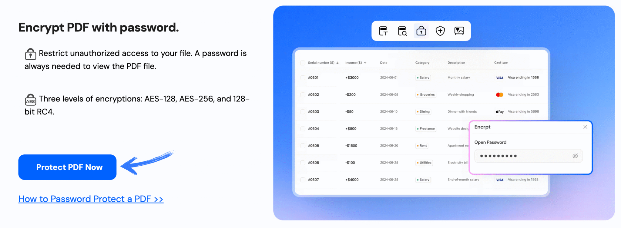 PDFelement Password Protect
