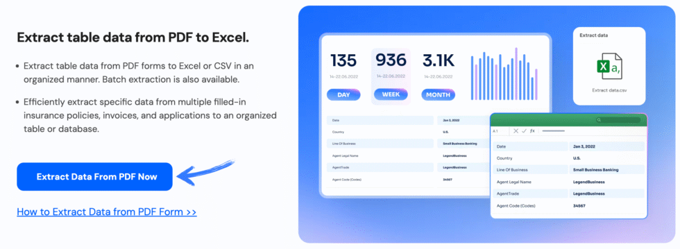 PDFelement Extract Data