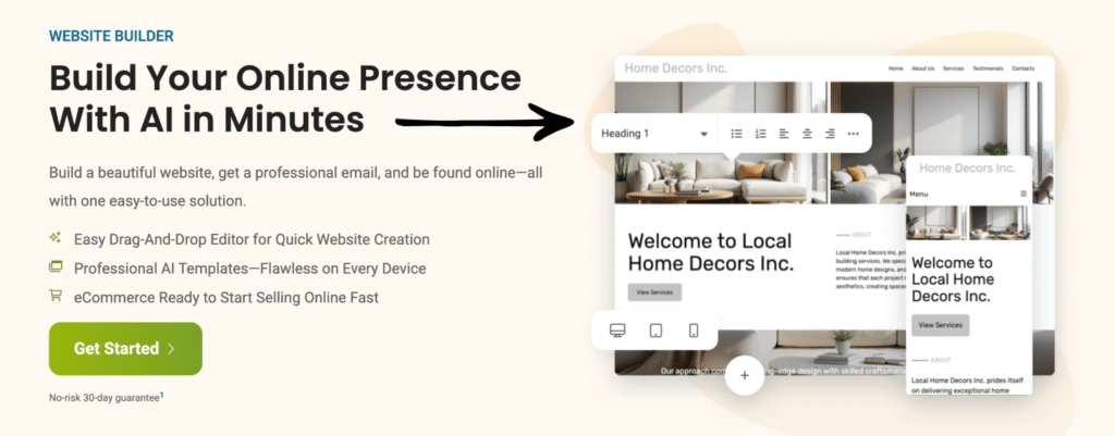 hostpapa Website Builder