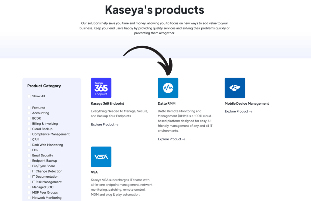 Kaseya endpoint management