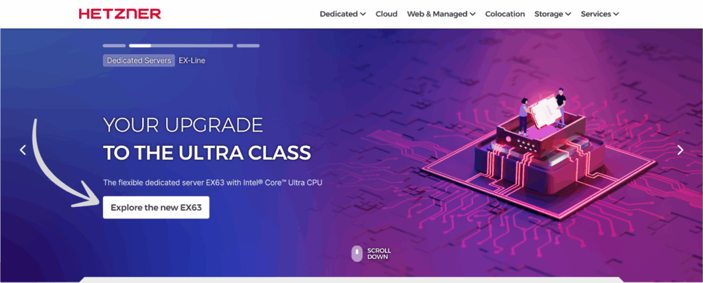 hetzner homepage