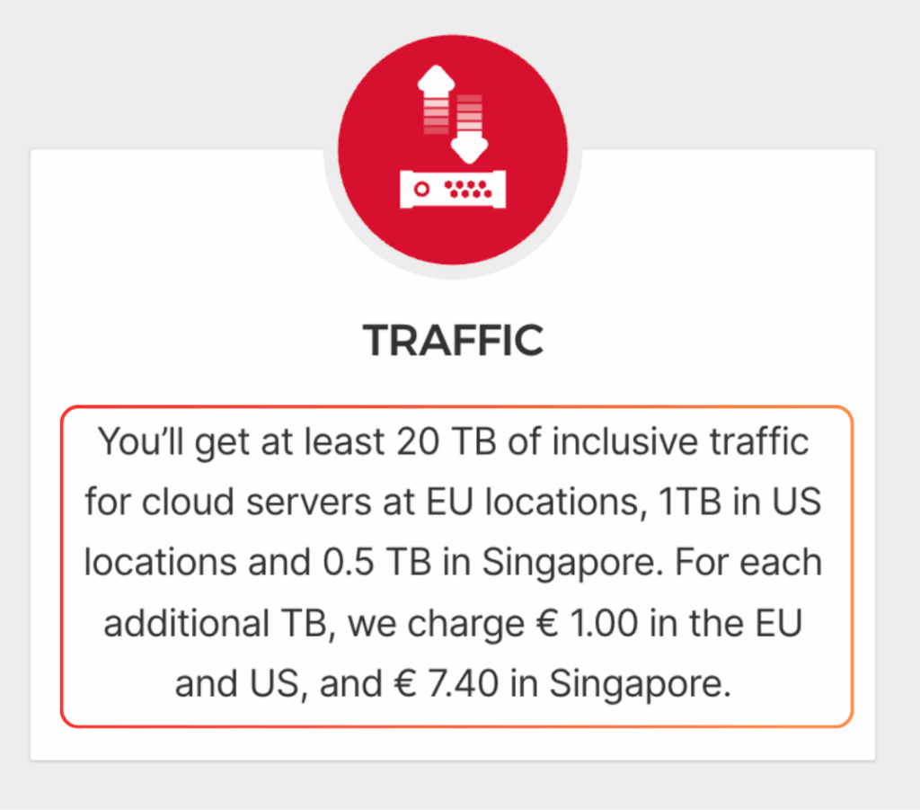 hetzner inclusive traffic