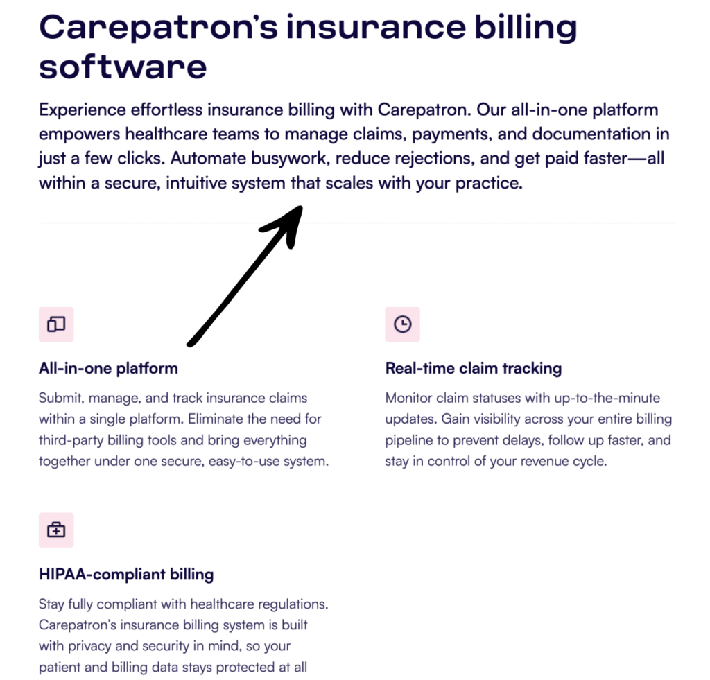 carepatron insurance billing