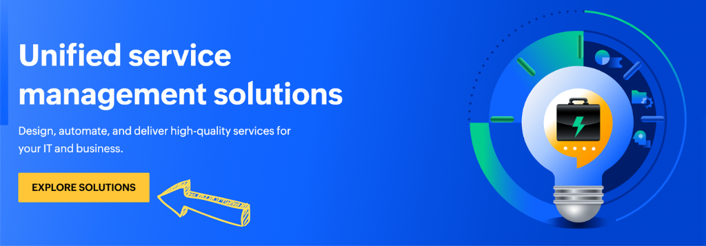 ManageEngine unfiled service management