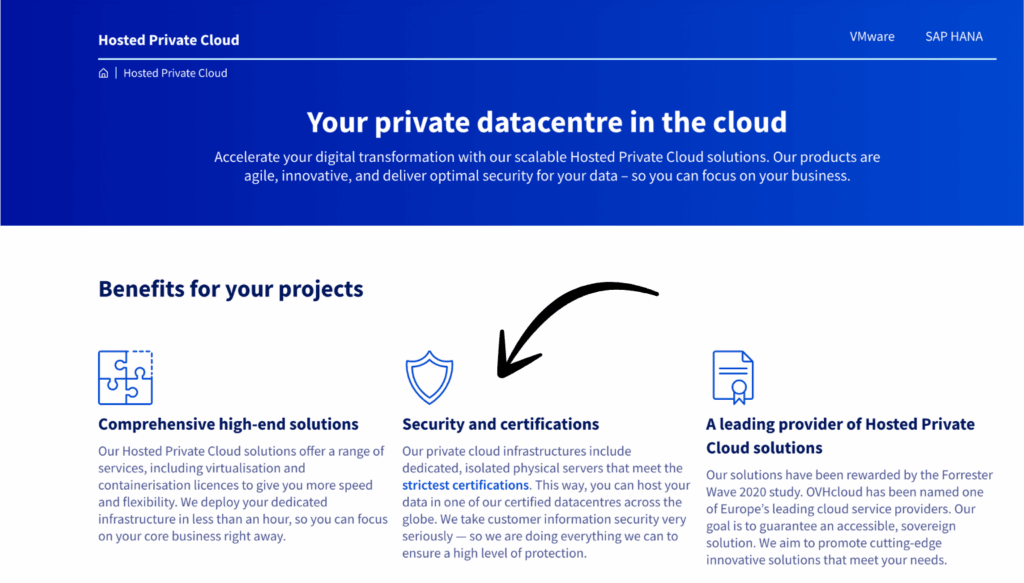 ovhcloud Hosted Private Cloud
