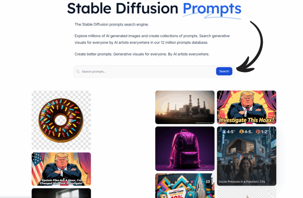 Stable Diffusion Review: Unlocking Insane AI Image Generator in 2025? 8 Stable Diffusion prompts search engine.