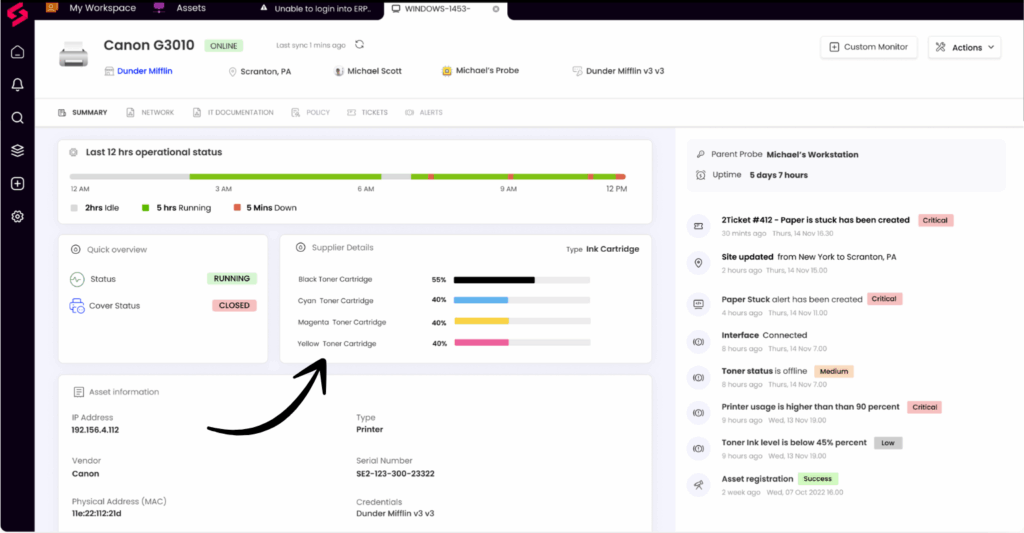 superops NETWORK MONITORING