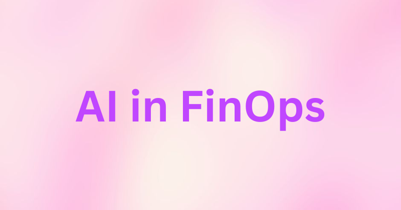 AI in FinOps