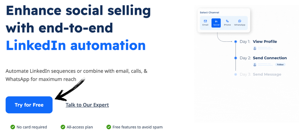 Smartreach LinkedIn Automation