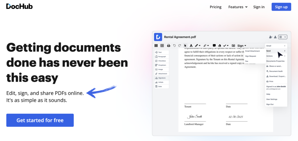 7 Best Nitropdf Alternatives: PDF Management Battle in 2025 18 DocHub