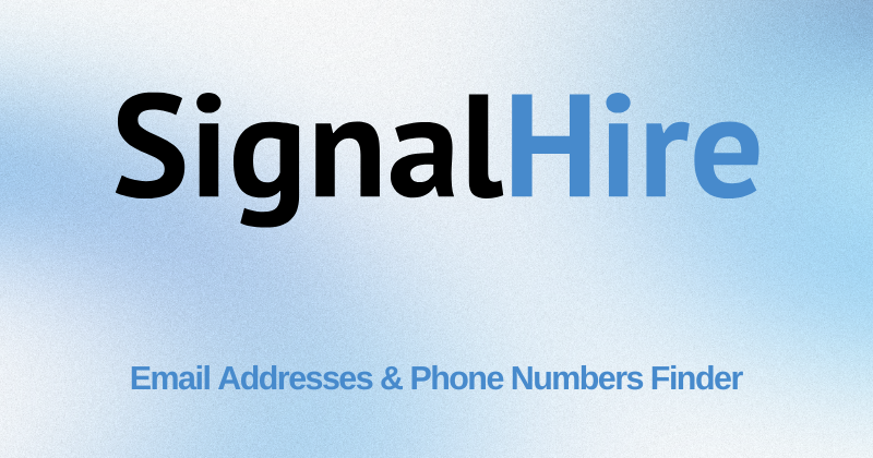 SignalHire Review: Best Email Finder in 2025? 27 SignalHire