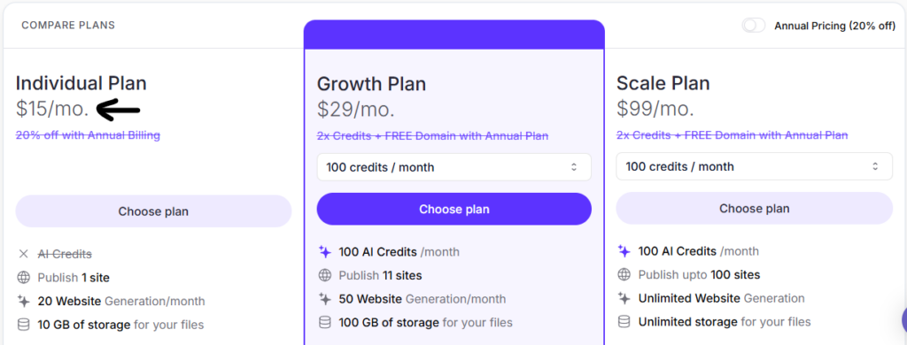 How to Use CodeDesign AI Step by Step - 2026 Tutorial 16 CodeDesign AI Pricing