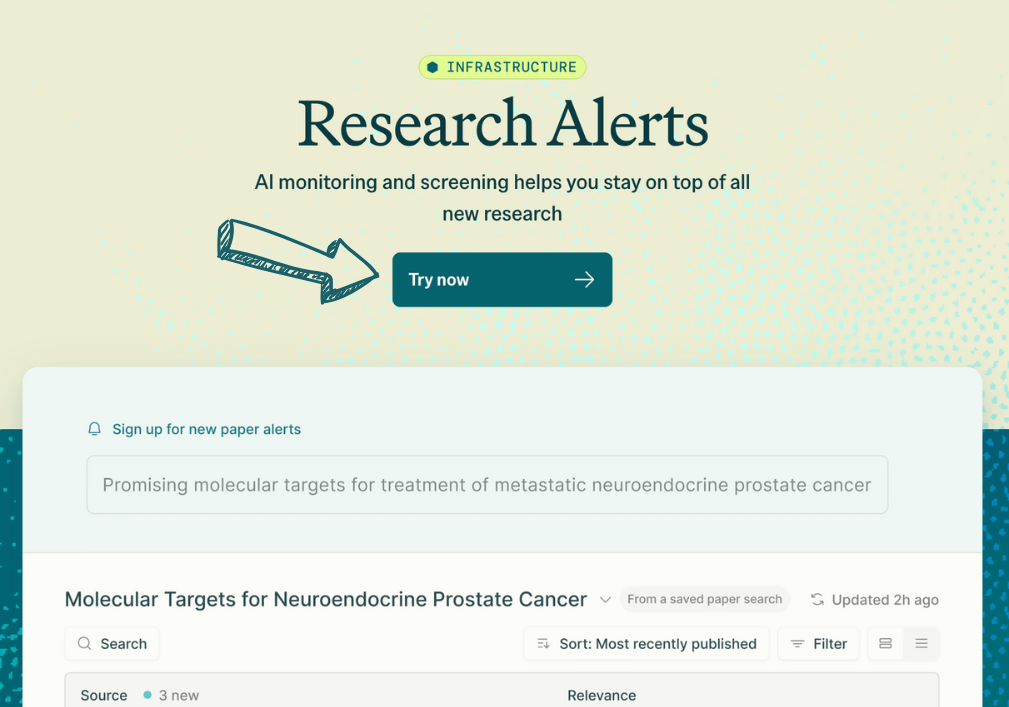 Elicit AI Research Alerts