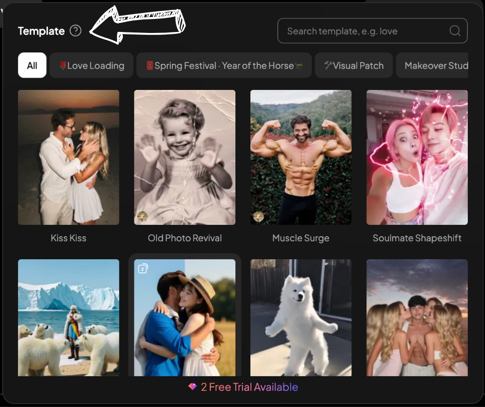 Pixverse Templates step 2